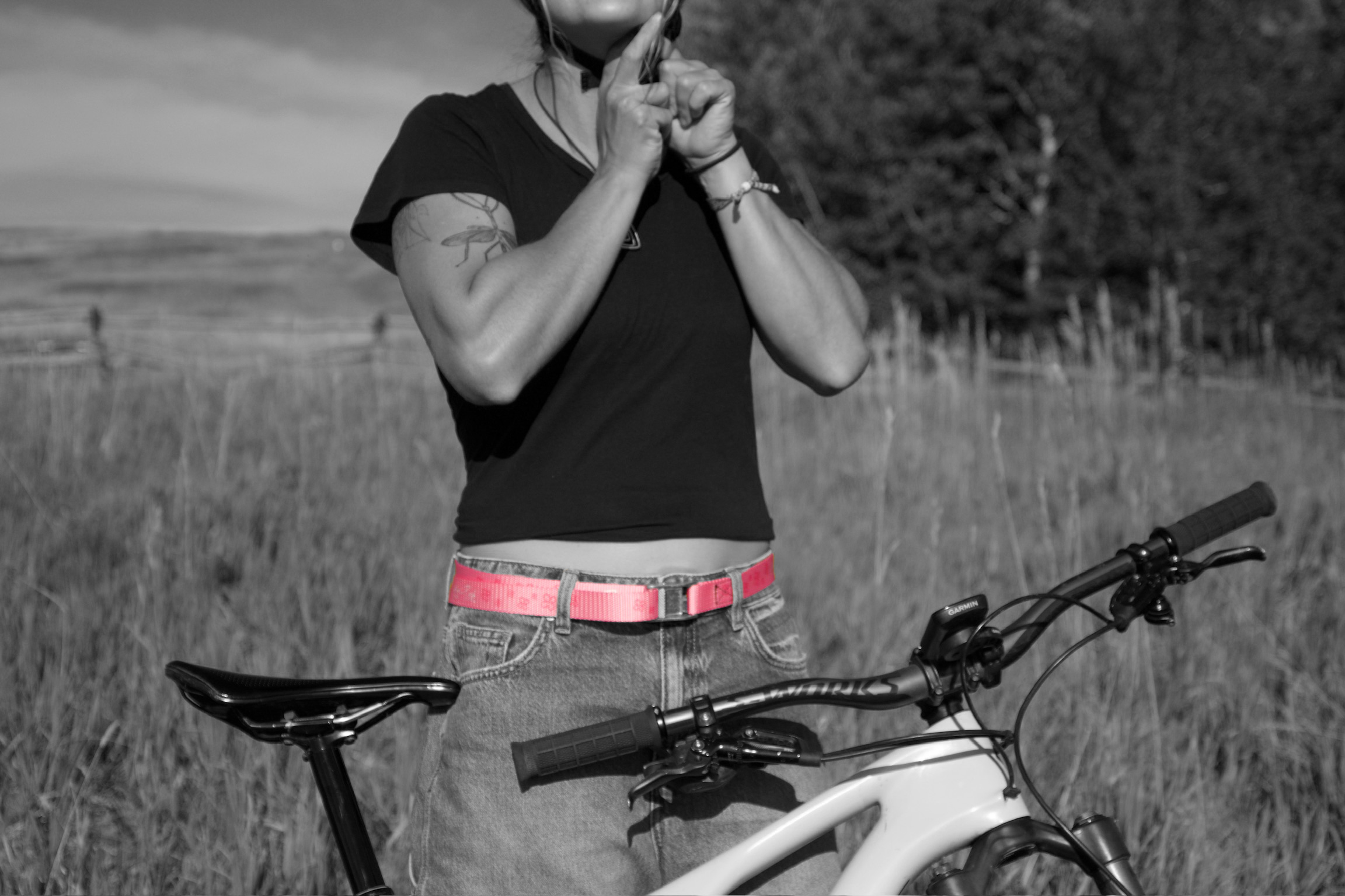 Hot Pink Belt - Light Pink - Image 4